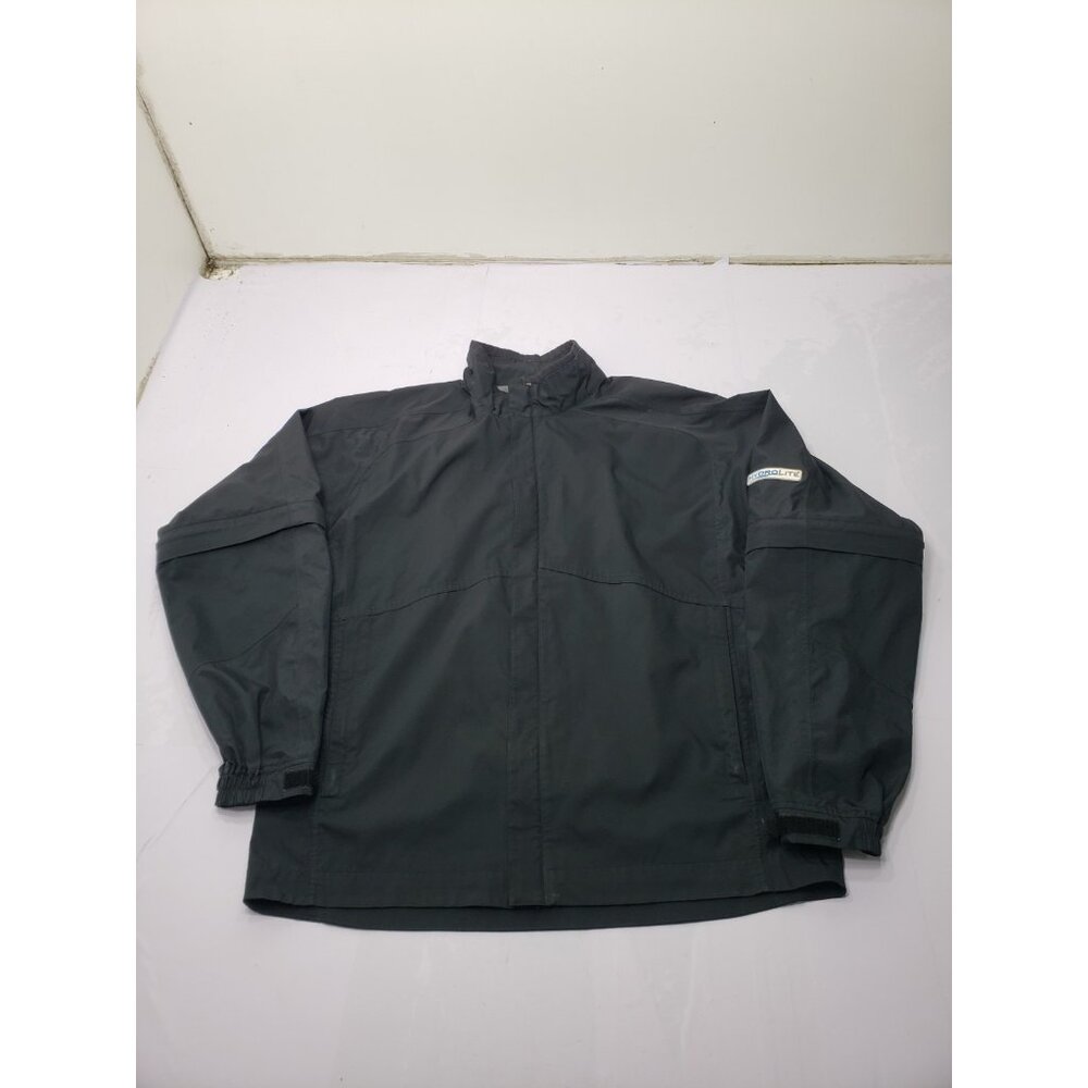 FJ DryJoys HydroLite Golf Rain Jacket Full Zip Black Mens Size ? With Pockets